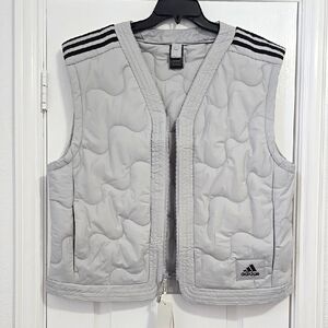 Adidas Nuganic Insulated Vest Jacket - Gray - Size M MENS - Nwt